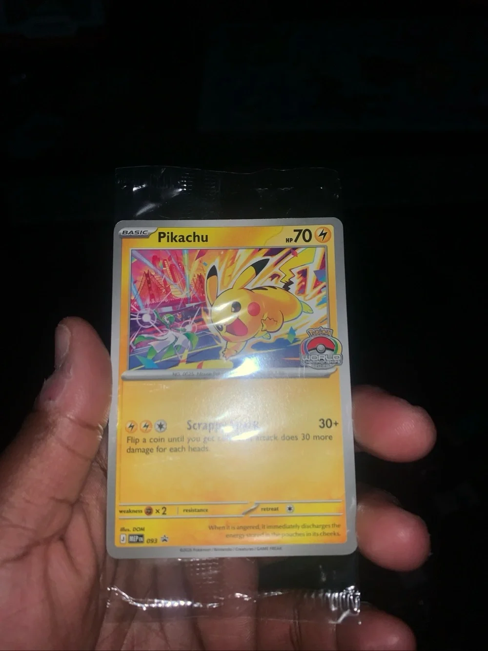 Pikachu Trading Card - Bright Yellow Collector Card